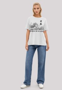 F4NT4STIC KANAGAWA WELLE GAI - Print T-shirt - weiß