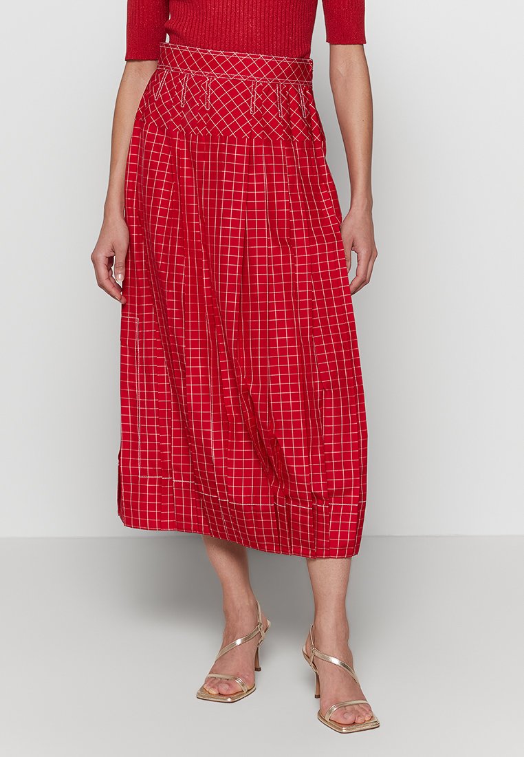 TORY BURCH Plooirok rood TORY BURCH Plooirok rood