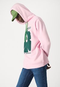 Marimekko LUUPPI UNISEX - Sportinis megztinis - light pink/dark green