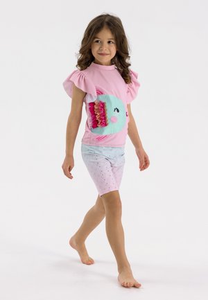 BACK ZIPPED TWO PIECES SET - Badpak - pink mint
