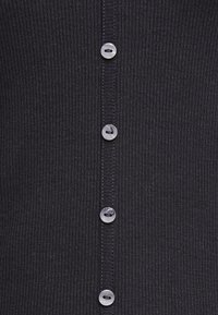 TOM TAILOR DENIM WITH BUTTONS - Langarmshirt - deep black