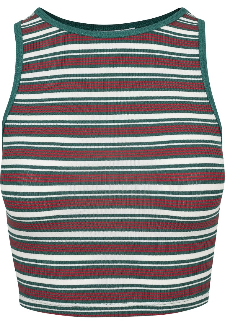 Top Crop In Cotone Urban Classics Donna - Girocollo, Senza Maniche, Stile Anni '90, Vestibilità Regolare - Foto 8