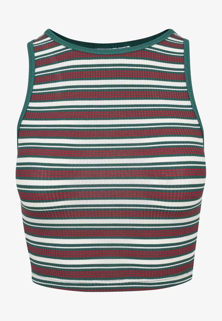 Top Crop In Cotone Urban Classics Donna - Girocollo, Senza Maniche, Stile Anni '90, Vestibilità Regolare - Foto 8