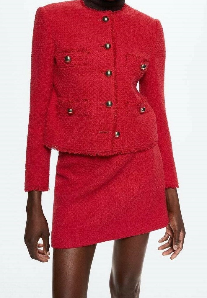 Mango Blazer - red