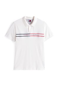 SLIM CHEST FLAG POLO - Polo - ecru