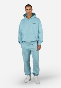 Pegador LOGO - Džemperis su gobtuvu - washed frost blue black