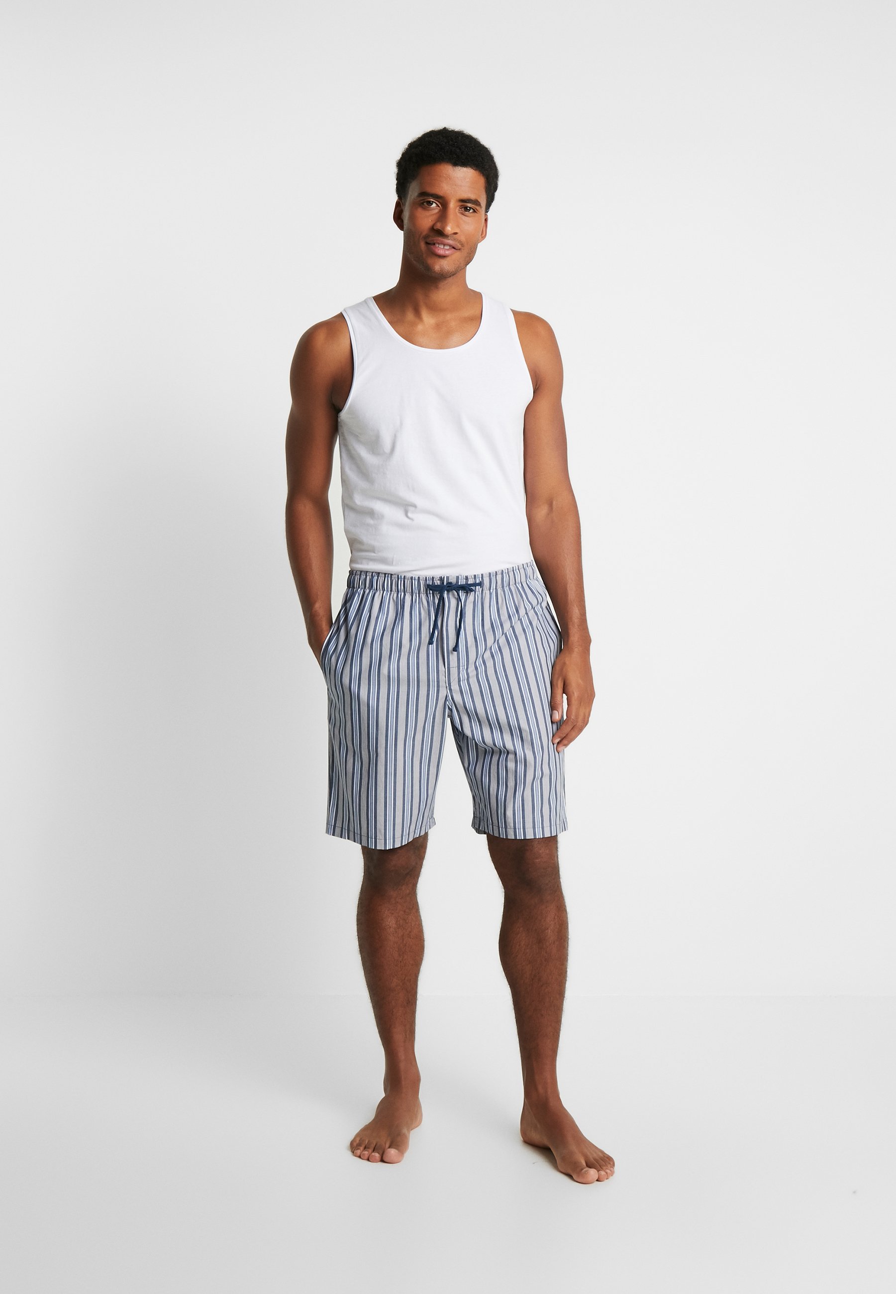 Schiesser LONG BOXER Pyjamasbukse blue Zalando.no Schiesser LONG BOXER - Pyjamasbukse - blue