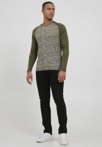 Solid SDMEVAN - Langærmet T-shirt - ivy green