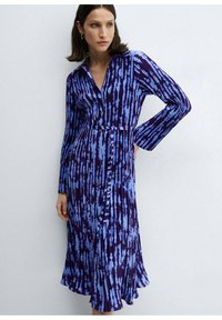 Mango - Shirt dress - blauw Thumbnail Image 1