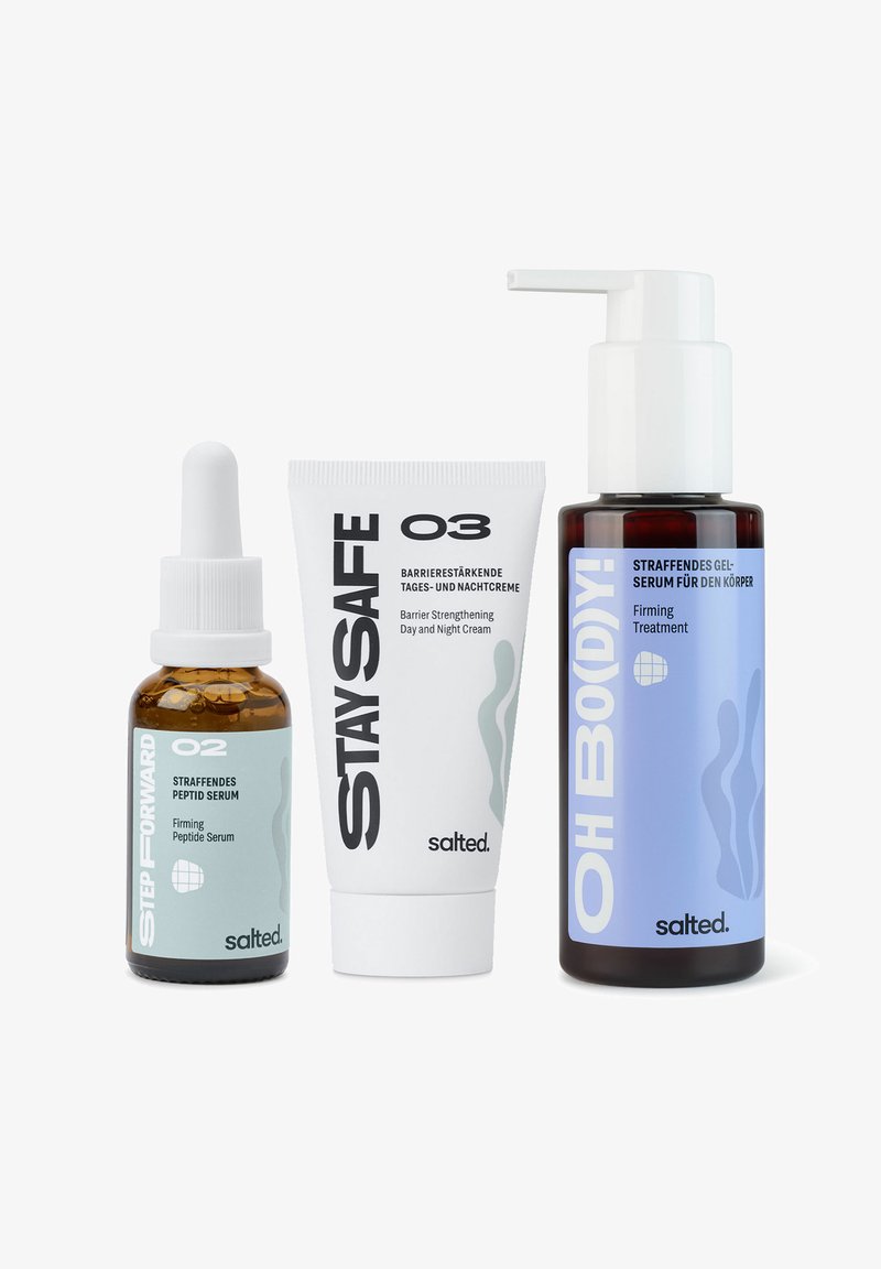 salted. - FACE & BODY: FIRMING AND REGENERATION - Kit skincare - Fragrance-Free, Ingrandire