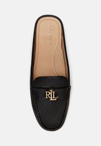 Lauren Ralph Lauren BARNSBURY PEBBLED LEATHER MULE - Iešļūcenes - black
