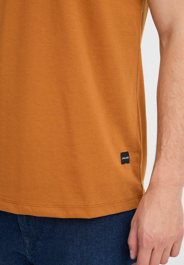 BHTEE 5 PACK - Basic T-shirt - caramvanilaforestoliveblac4