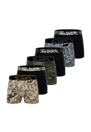Von Dutch, 6 PACK PRINTED - Boxers - beige marron gris clair kaki noir