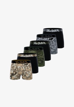 Von Dutch, 6 PACK PRINTED - Boxers - beige marron gris clair kaki noir