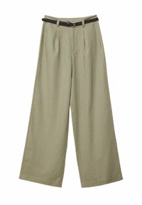 WITH BELT - Bukser - khaki