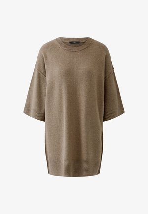 Oui, LONG - Jumper - taupe melange