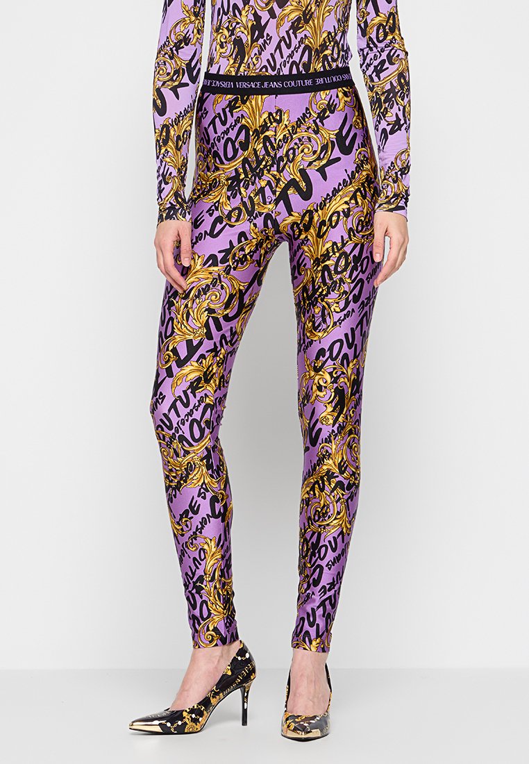 Versace Jeans Couture Legging paars