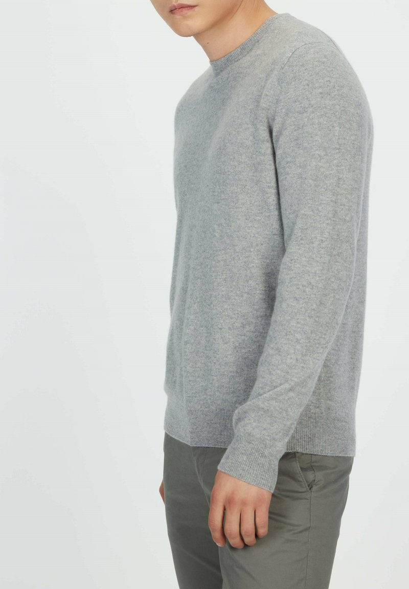 Herren Strickjacken | GOBI Cashmere PRODUKTE R-AUSSCHNITT Strickpullover light grey/hellgrau - KJ96955 Herren Strickjacken | GOBI Cashmere PRODUKTE R-AUSSCHNITT Strickpullover light grey/hellgrau - KJ96955