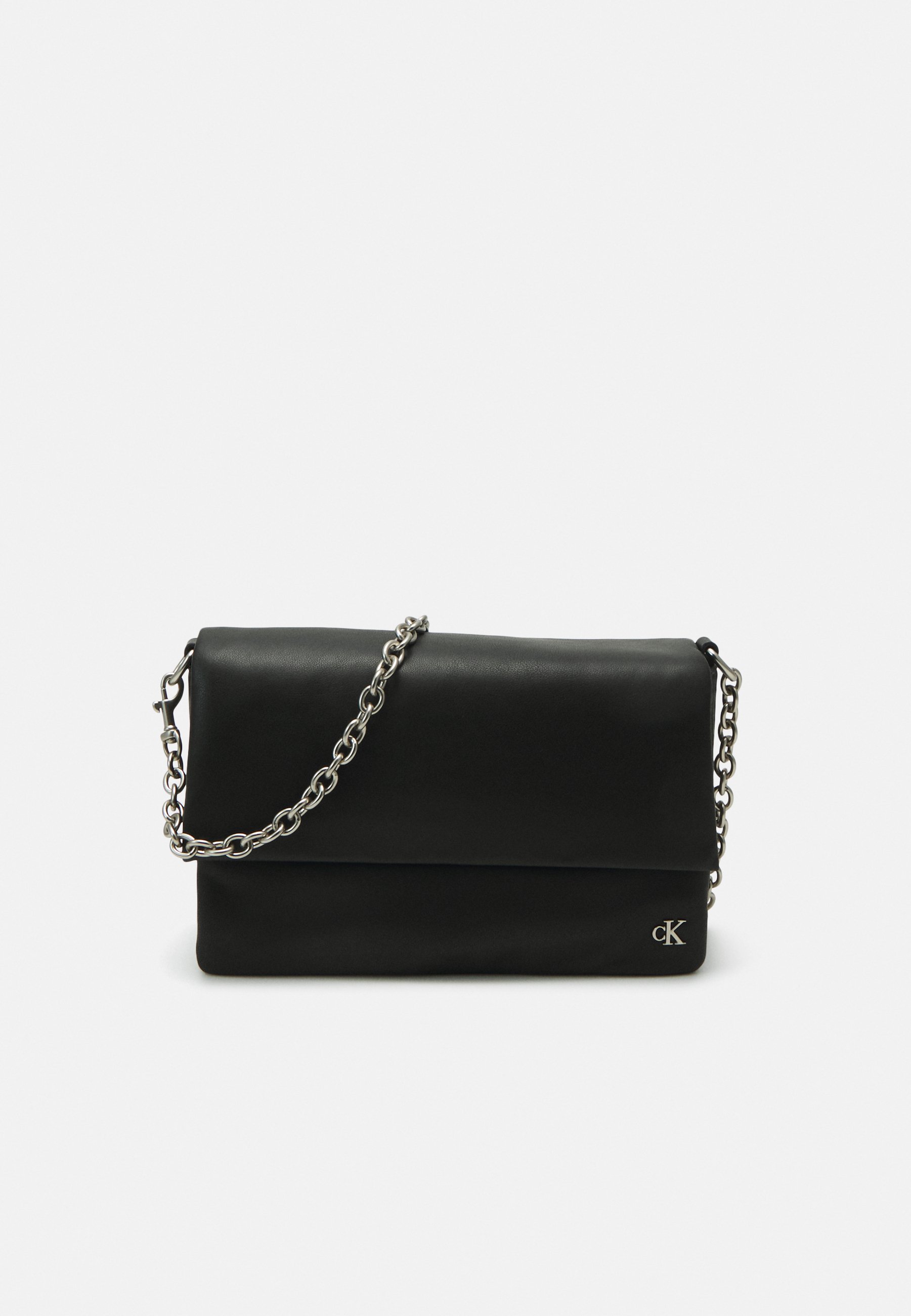【CK JEAN】MICRO MONO CHAIN HOBO BAG Calvin Klein Jeans MICRO MONO CHAIN FLAP - Cross body bag