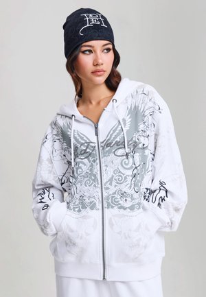 Ed Hardy, Sweatjacke - white