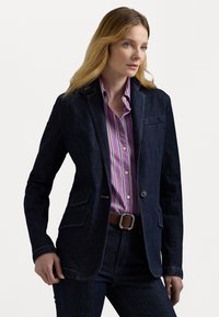 Lauren Ralph Lauren DENIM BLAZER - Jeansjacka - deep indigo wash