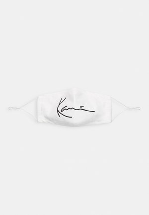 SIGNATURE FACE MASK - Stoffen mondkapje - white