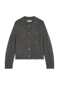 BUTTONS - Neuletakki - dark shadow melange