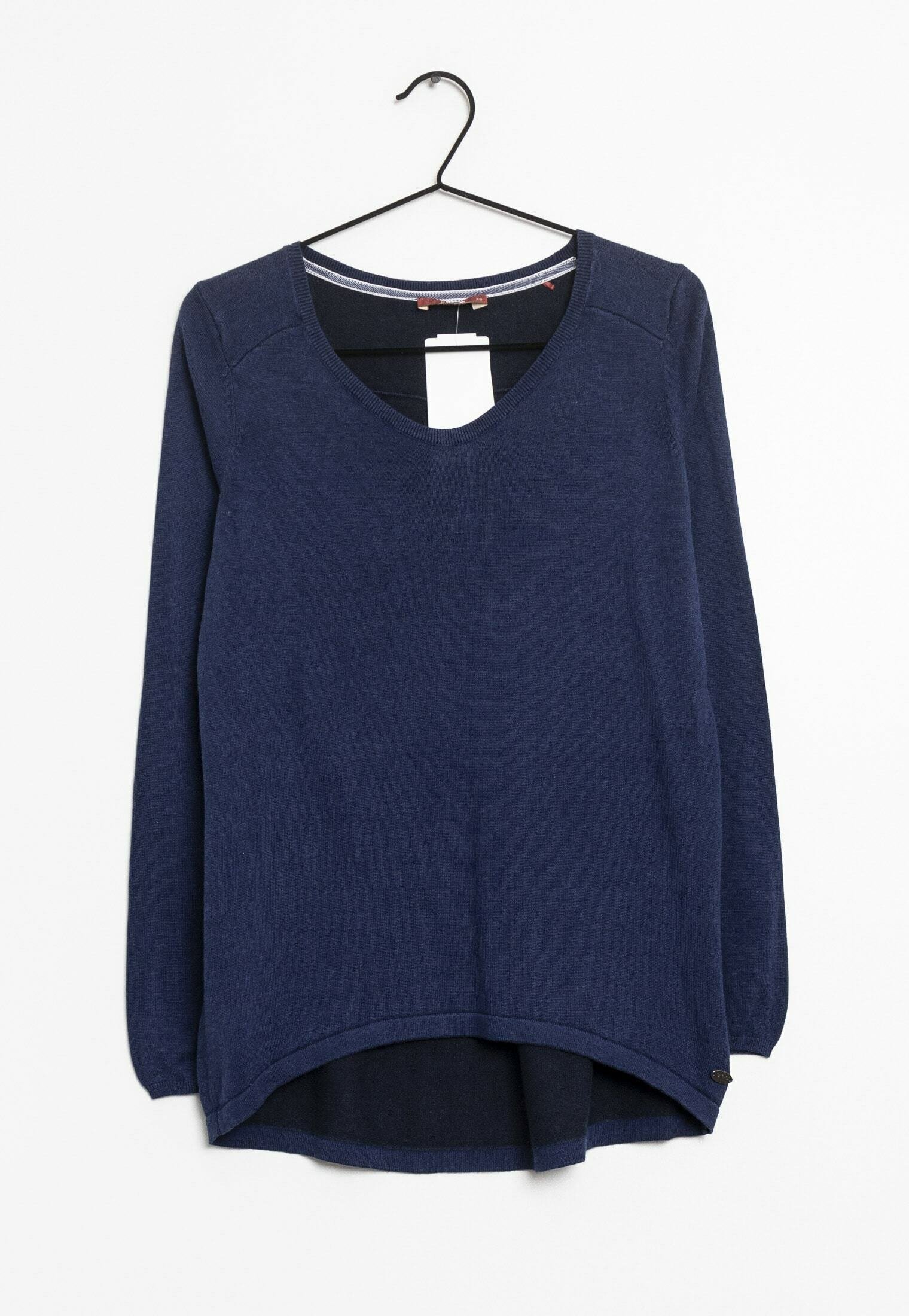 Edc Esprit Damen Strickjacke Blau Damen Pullover Edc