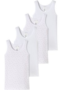 Schiesser 4-PACK ALLDAY  - Tílko - rosa weiss