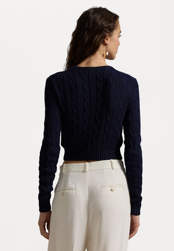 CROPPED CABLE KNIT COTTON SWEATER - Jumper4