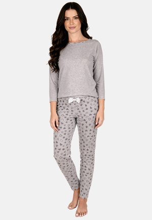 SET - Nachtwäsche Hose - grey
