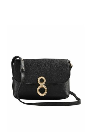 Lipsy, HARDWARE SATCHEL CROSS-BODY BAG - Cross body bag - black textured