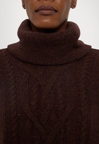 Lauren Ralph Lauren CAISYN LONG SLEEVE - Pulover - circuit brown