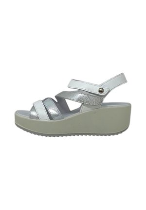Enval Soft Sandali con plateau - white