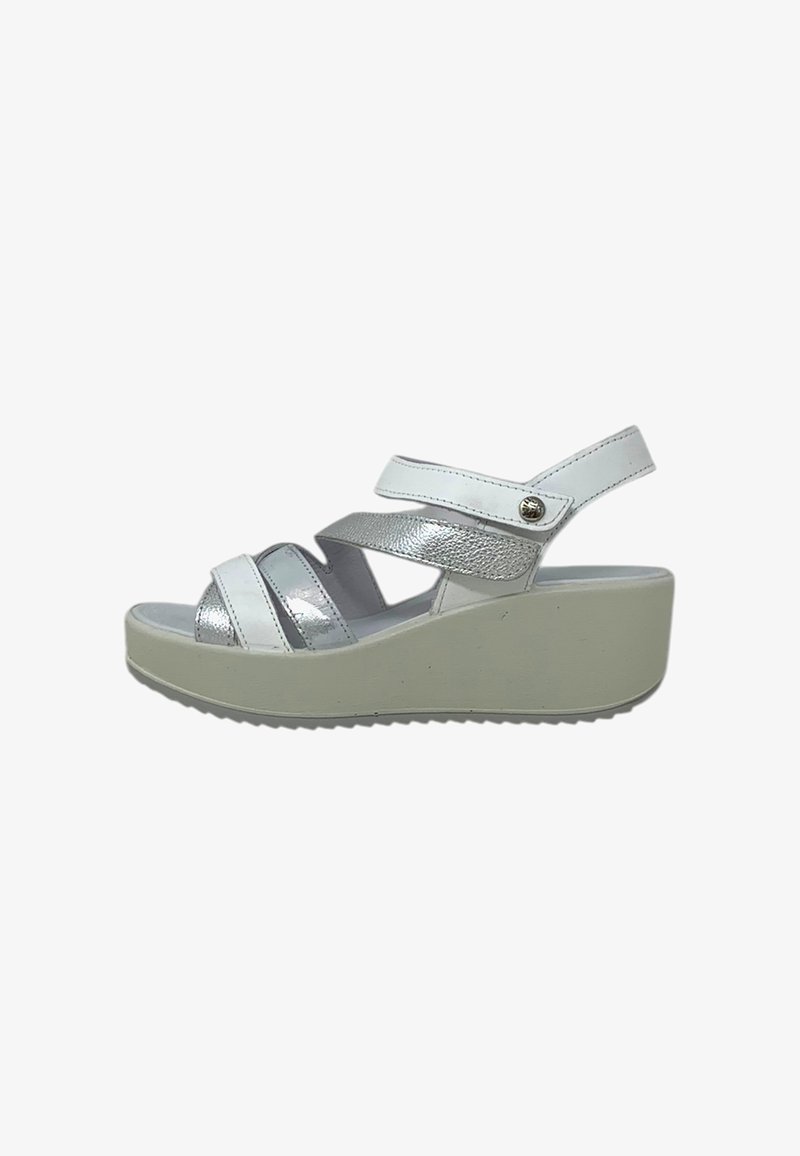 Enval Soft Sandali con plateau - white