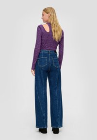 QS Langarmshirt - flieder