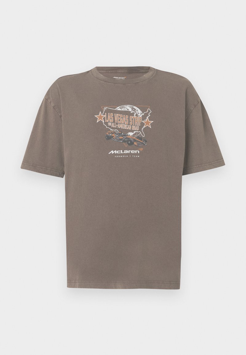 Hollister Co. T-shirt print taupe