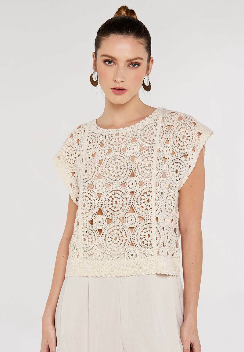 Apricot BATWING Blouse stone/graniet Zalando.nl