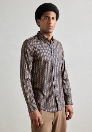 Scotch & Soda SLIM FIT SHIRT - Shirt - blue/brown