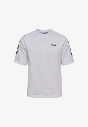 Hummel, HUMMEL HMLKEEPER CHEVRON T-SHIRT S/S - T-shirt print - white
