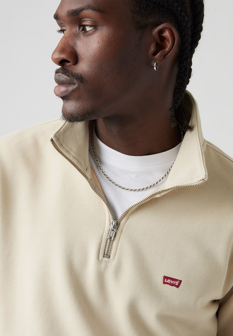 Levi's Original Half Zip Sweater Mineral Black | Man