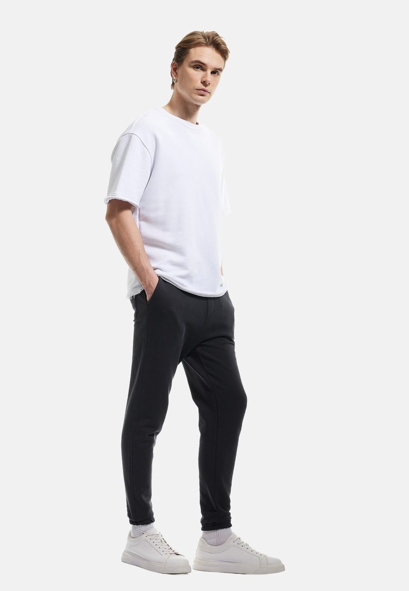 Koton DRAWSTRING - Pantalones deportivos - anthracite