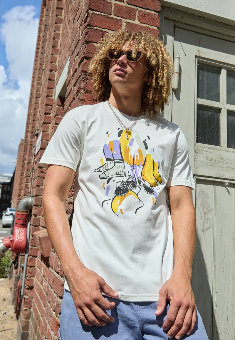 adidas Performance REAL MADRID TEE - Equipación de clubes - off white