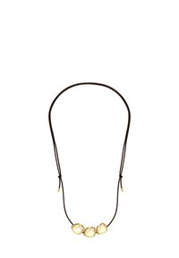 MIT ANHÄNGER MODE - Necklace - braun