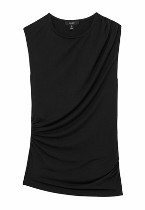 DANI STRETCH-RUCHED - Felső - black