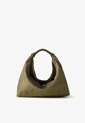 Borbonese, PLIE HOBO BAG MEDIUM - Borsa a mano - green