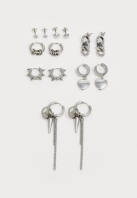 UNISEX 7 PACK - Earrings - silver-coloured