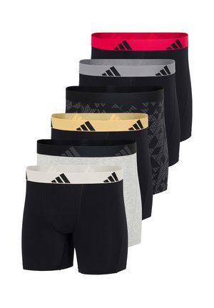 6-PACK - Boxers - schwarz/hellgrau