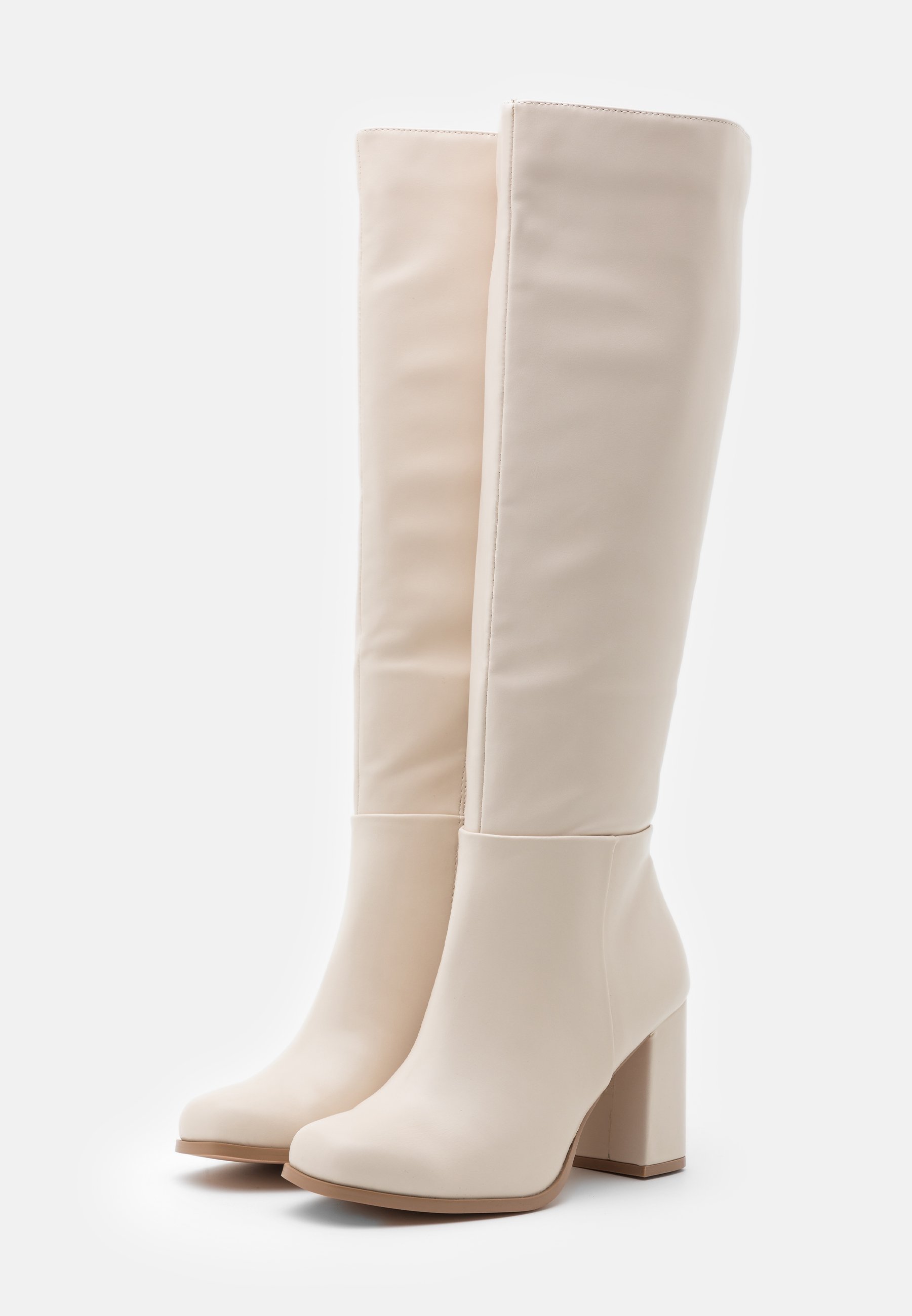 Vero Moda VMRONJA BOOT - Laarzen met hoge hak - birch/crème - Zalando.nl