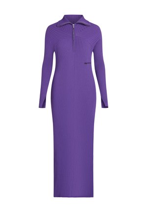 Karl Lagerfeld Jeans, KLJ ZIP KNIT DRESS - Μάξι φόρεμα - prism violet